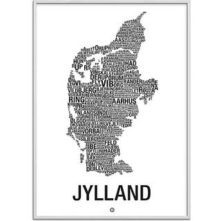Jylland, byer - 50x70 cm