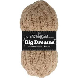 Scheepjes Big Dreams 502 Nostalgia Indhold: 100% genanvendt polyester Vægt/Længde: 200 gram = ca. 22 meter Anbefalede pinde:20.00 mm Strikkefasthed: 10 x 10 cm = 2-3 m x 4 p Vask: Maskinvask op til 40°C.