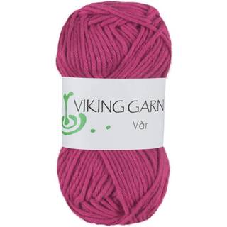 Viking Vår 462 Stærk rosa Indhold: 100% Bomuld Vægt/længde: 50 gram = ca. 80 meter Anbefalede pinde: 4.50 mm Anbefalet hæklenål: 4 mm Strikkefasthed: 10 cm x 10 cm = 20 m Vask: Tåler maskinvask / Max 60°C / Skånevask / Tåler ikke skyllemiddel.