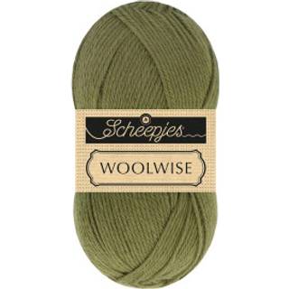 Scheepjes Woolwise 759 Dyb mosgrøn Indhold: 100% genanvendt Superwash merinould Vægt/længde: 100 g = ca. 200 meter Anbefalede pinde: 4 mm Strikkefasthed: 10 x 10 cm = 22 m x 30 p Vask: Maskinvask / Tåler ikke tørretumbling / Brug aldrig skyllemiddel.