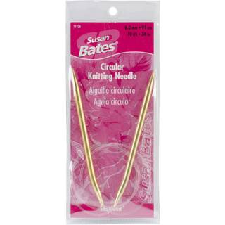 Susan Bates Silvalume Circular Strik Needles 29 tommer - St?rrelse 10
