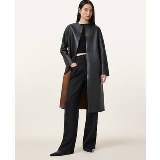 All Saints AllSaints Selby Vendbar Brun/Sort Ruskind Mac Frakke