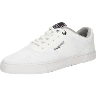 bugatti Herren Sneaker weiß Textil & Canvas