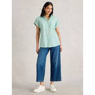 White Stuff White Stuff Green Ellie Cotton Shirt