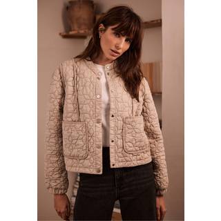 Mint Velvet Mint Velvet Grey Washed Quilted Jacket