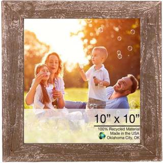 10 x 10 rustik bondeg?rd brun tr?ramme