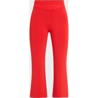 Veronica Beard Bray high-rise slim culottes - red - S