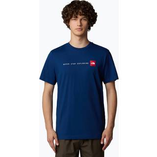 The North Face S/S Never Stop Exploring Tee T-shirt Herrer størrelse S farve blå