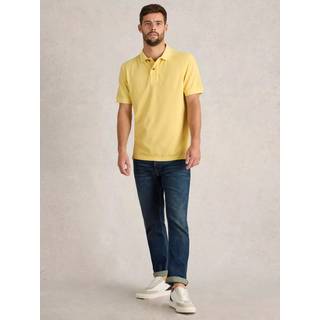 White Stuff White Stuff Yellow Utility Polo 100% Cotton Shirt
