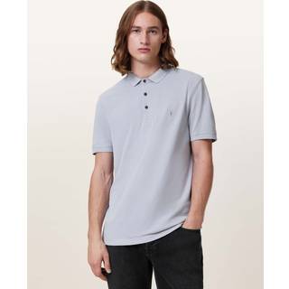 All Saints AllSaints Blue Light Cotton Reform Polo Shirt