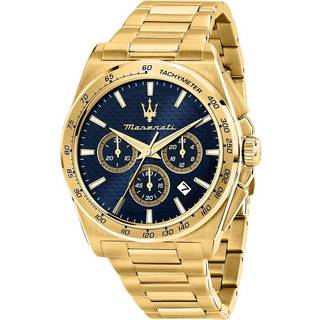 Maserati R8873652002 Herren-Chronograph Velocità Goldfarben/Blau