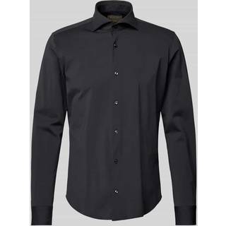 JOOP! Herren Hemd schwarz Slim Fit