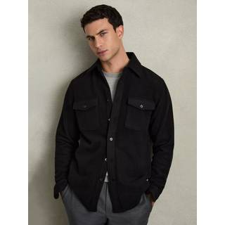 Reiss Demari Twin-Pocket Overshirt Med UldSmall