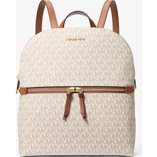MK Dallas Medium Signature Logo Backpack - Natural - Michael Kors - ONE SIZE