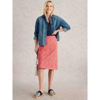 White Stuff White Stuff Red Nell Reversible Cotton Skirt