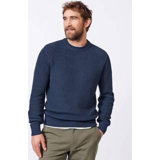 Aubin Aubin Martin Ribbed Crew 100% Cotton Jumper