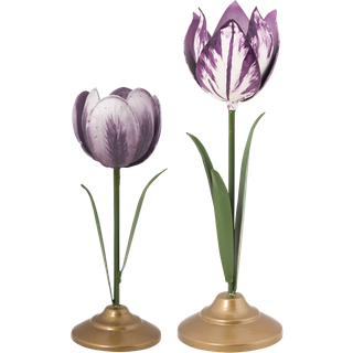 Lysestager fra PIP STUDIO - TULIP LILAC
