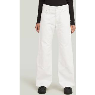 Bowey 3D Carpenter Loose Jeans - White - Women