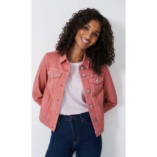 Crew Clothing Crew Clothing Pink Denim Western Jacket