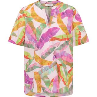 tunic in rose printed
