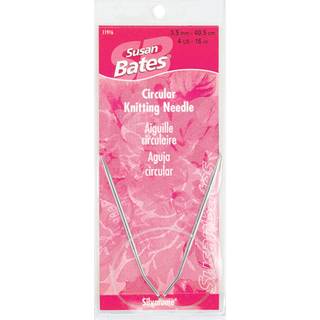 Susan Bates 16-tommer Silvalume Circular Strik n?l 5,5 mm