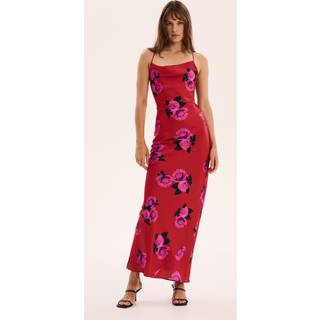 Omnes Omnes Red Ginny Maxi Dress