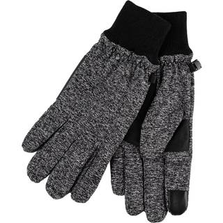 Totes Totes Black Mens Isotoner Water Repellent Stretch Gloves