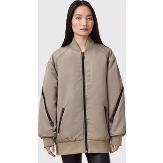 All Saints AllSaints Brown Hanaa Bomber Jacket