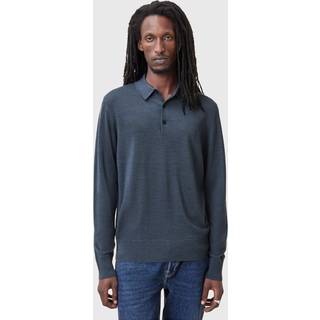 Allsaints Mode Merino Langærmet Polo ShirtMiddel