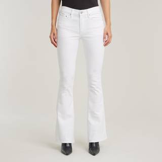 3301 Flare Jeans - White - Women