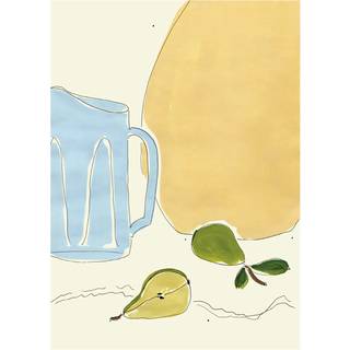 Paper Collective Still Life With Pears Plakat 50x70 Cm - Plakater Syrefrit Papir Multi - 23128