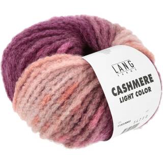 Lang Yarns Cashmere Light Color 003 Indhold: 88% cashmere, 12% polyamid Vægt/længde: 25 g = ca. 85 meter Anbefalede pinde: 5.5-6 mm Strikkefasthed: 10 x 10 cm = 20 m x 31 p Vask: Håndvask.