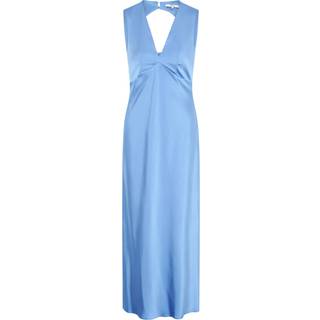 Omnes Omnes Blue Nova Maxi Tie Back Dress