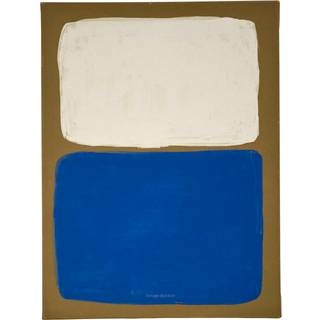 House Doctor Wall Art Reca Blå/Råhvid/Sennepsgul