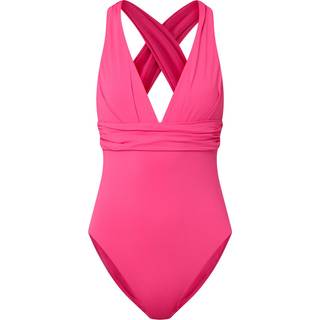 Seafolly Women's Collective Cross Back One Piece Badedragt Damer størrelse 14 farve pink