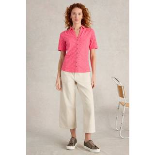 White Stuff White Stuff Pink Annie Broderie Shirt