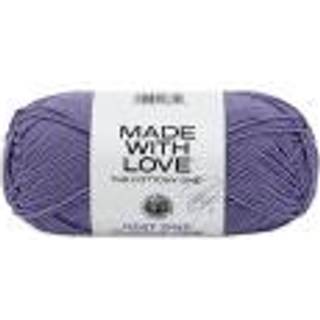 Lion brand lavet med kærlighed den bomuld en garn - strik en lilla en 185 yds
