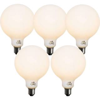 Sæt med 5 E27 Dæmpbare LED Pærer Opal G125 5W 450 lm 2700K