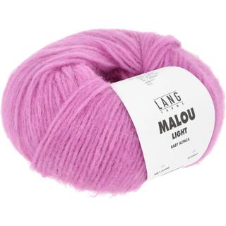 Lang Yarns Malou Light 0366 Indhold: 72% Babyalpakka, 16% Polyamid, 12% Uld Vægt/længde: 50 g = ca. 190 meter Anbefalede pinde: 4,5-5 mm Strikkefasthed: 10x10 cm = 16 m x 25 p Vask: Håndvask / Tåler ikke tørretumbling.