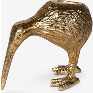 Lysestage Kiwi Guld 9x5 cm