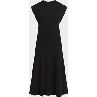 Jil Sander Ribbed-knit midi dress - black - L