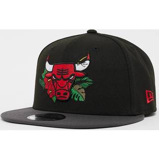 Chicago Bulls NBA Floral Black 9FIFTY Snapback Cap newera adult unisex Black newera adult unisex Black newera adult unisex Black newera adult unisex B - S-M
