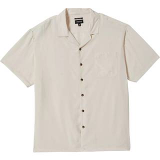 Brixton Bunker Camp Collar Skjorte - XL - whitecap