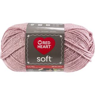 Red Heart Rose Blush Soft Yarn 12/Pk 12 Pack