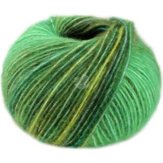 Lana Grossa Picasso 01 Petrol/Oliven/Smaragd/Jade/Grøn Indhold: 36% baby alpaca, 36% merinould, 28% polyamid Vægt/Længde: 50 g = ca. 210 meter Anbefalede pinde: 5-6 mm Strikkefasthed: 10 x 10 cm = 16 m x 22 p Vask:Håndvask / Tørres fladt.