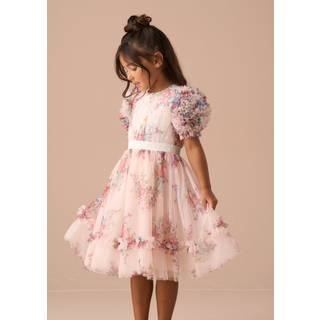 Angel & Rocket Florence Flæsekant Sleeve Mesh Kjole2 år (92cm)