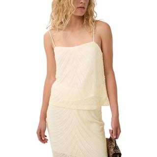 Gestuz Gzglira Top Bluser 10909954 Butter Yellow Sequins (XSMALL)