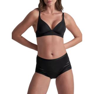 Bye Bra Lace Medium Flow menstruationstrusse, sort, Størrelse: XL, Dame