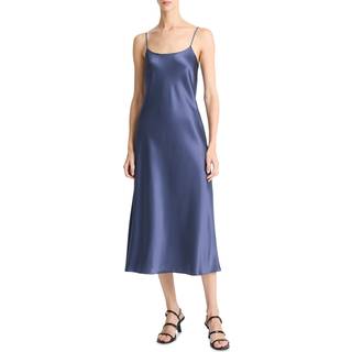 Vince Satin slip dress - blue - XXS