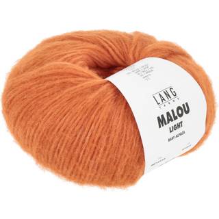 Lang Yarns Malou Light 0159 Indhold: 72% Babyalpakka, 16% Polyamid, 12% Uld Vægt/længde: 50 g = ca. 190 meter Anbefalede pinde: 4,5-5 mm Strikkefasthed: 10x10 cm = 16 m x 25 p Vask: Håndvask / Tåler ikke tørretumbling.